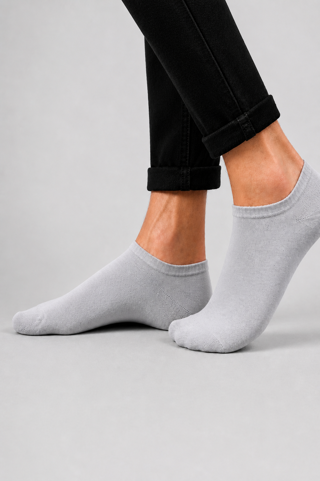 Sevilla Sneaker Socken, 6er-Pack Hellgrau Melange