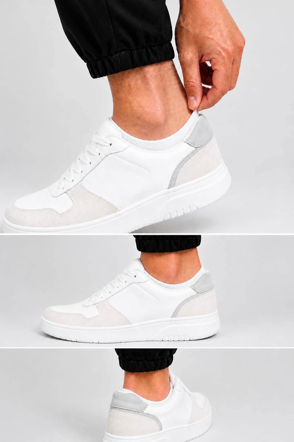 Sevilla Sneaker Socks, 6-pack White