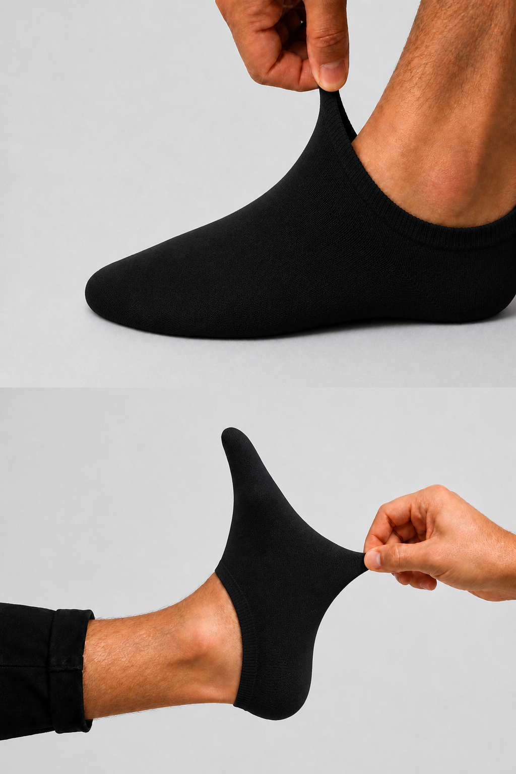 Sevilla Sneaker Socken, 6er-Pack Schwarz