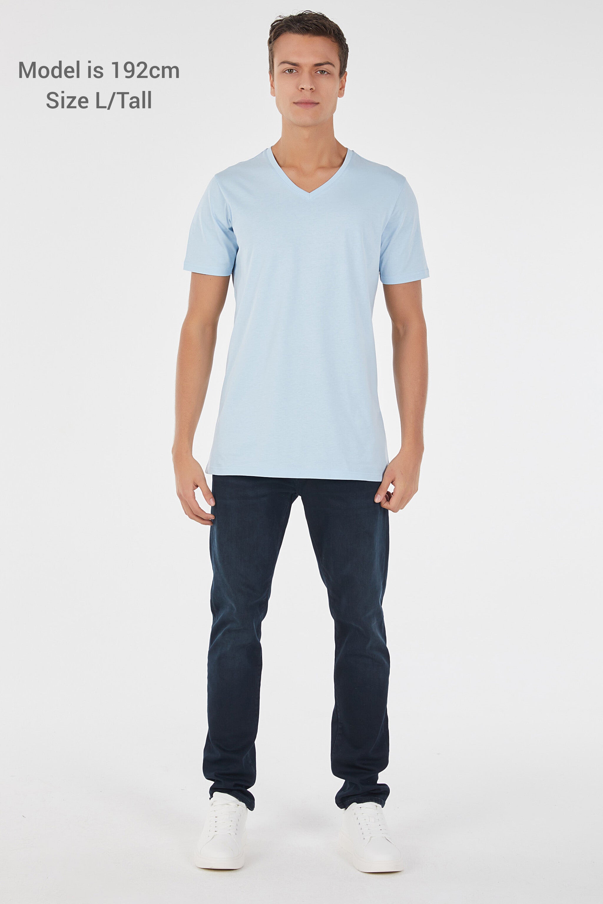 Ajax Ice Blue T-Shirt For Man | Vary Fits