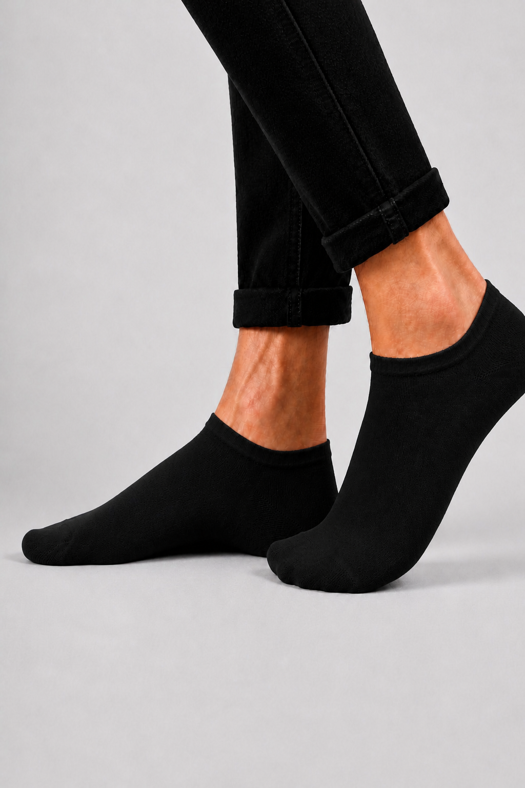 Sevilla Sneaker Socken, 6er-Pack Schwarz