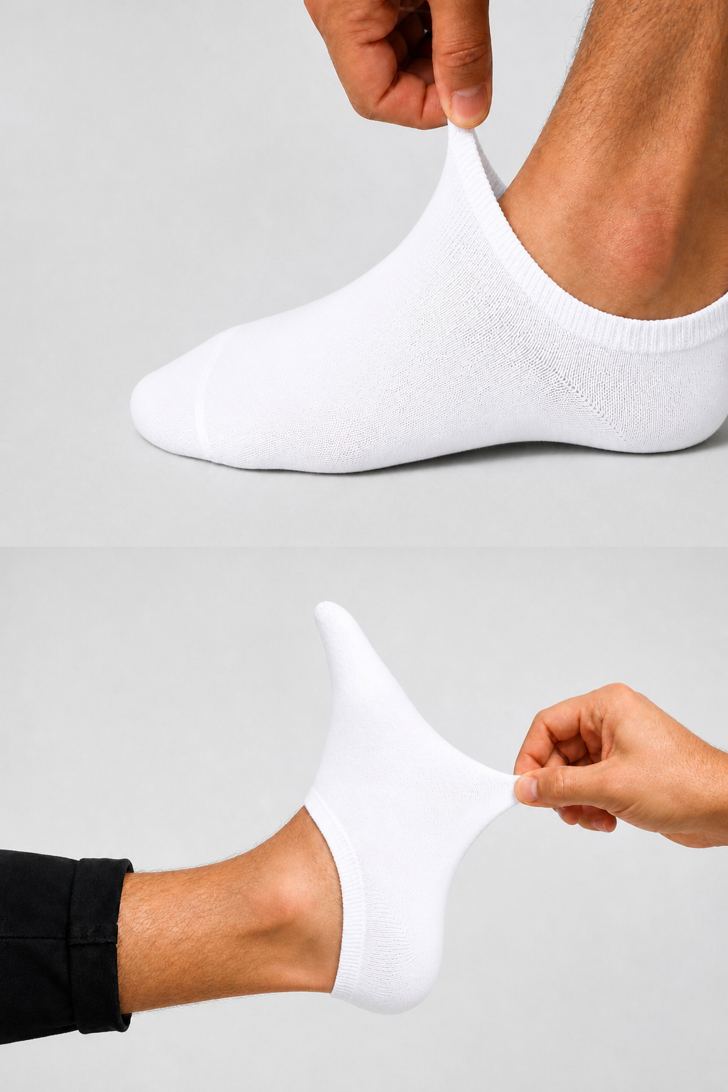 Sevilla Sneaker Socken, 6er-Pack Weiß